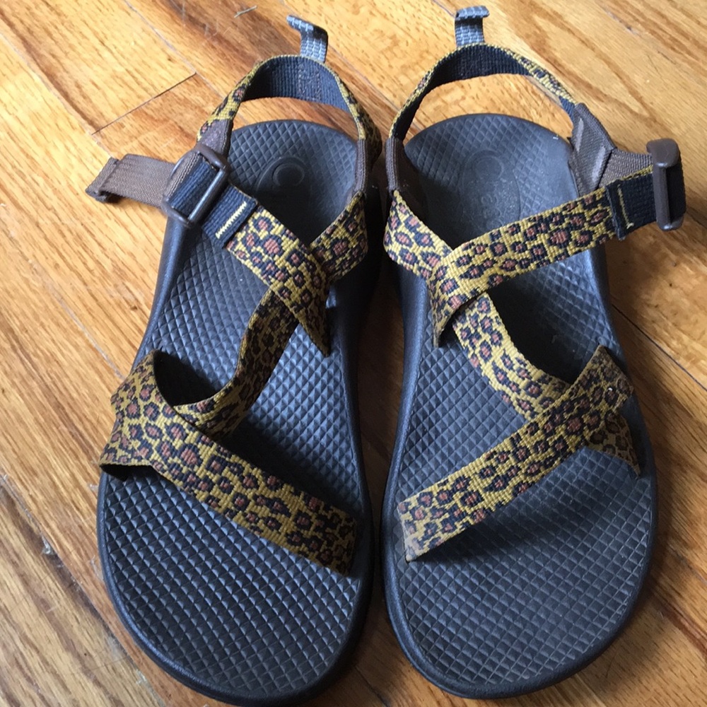 Leopard Print Chacos